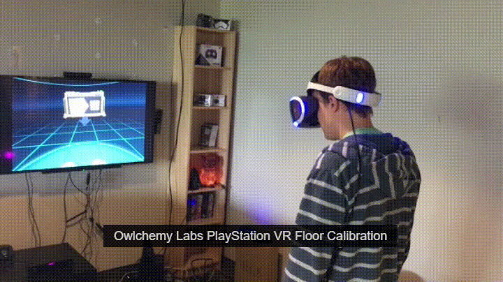 PlayStation VR Floor Calibration